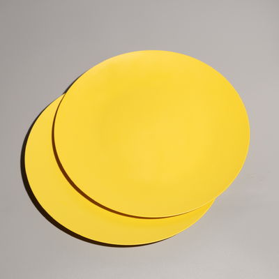 Round PS Plastic Food Tray Plate  for Dinner with Customizable Color