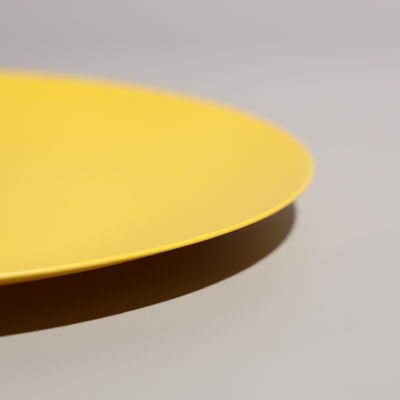 Round PS Plastic Food Tray Plate  for Dinner with Customizable Color