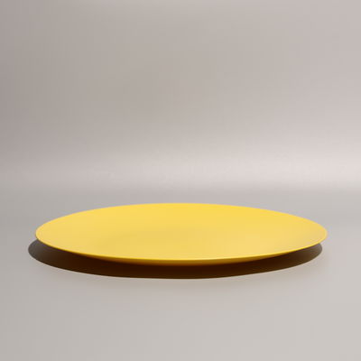 Round PS Plastic Food Tray Plate  for Dinner with Customizable Color