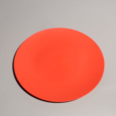 Disposable Eco Friendly Round Plastic PS Food Tray Plate For Cake Snack