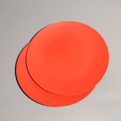 ISO9001-Certified Recyclable Round PS Stackable Eco-Friendly Plastic Food Tray