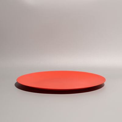 ISO9001-Certified Recyclable Round PS Stackable Eco-Friendly Plastic Food Tray