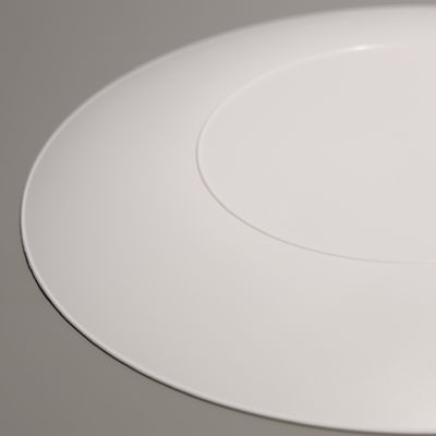Reusable BPA Free PS Plastic Food Tray Plastic Food Plate For Hot Food