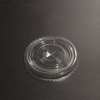 Round Plastic Cup Lid Flexible Leakproof Plastic Snap On Lids