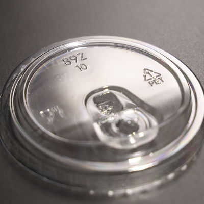 Leak Proof Screw On Plastic Cup Lid 89mm Compatible With Plastic And Paper Cups