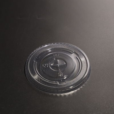 Crystal Clear Plastic Cup Lids with Screw-On/Snap-On Options