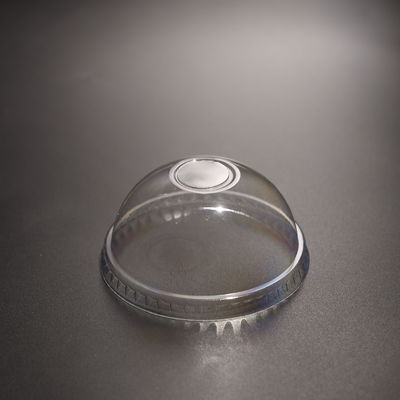 Clear Round Screw On Snap On Plastic Cup Lid 1000pcs Leak Proof