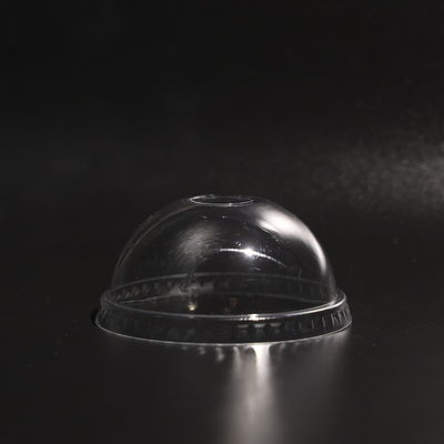Clear Round Screw On Snap On Plastic Cup Lid 1000pcs Leak Proof