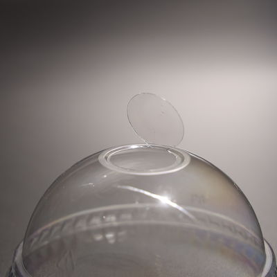 Clear Round Screw On Snap On Plastic Cup Lid 1000pcs Leak Proof