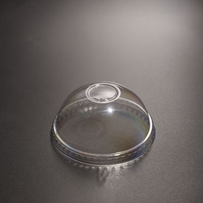Transparent Plastic Cup Lid PET Material For Covering Sealing Cups BPA Free 3g Simple Design