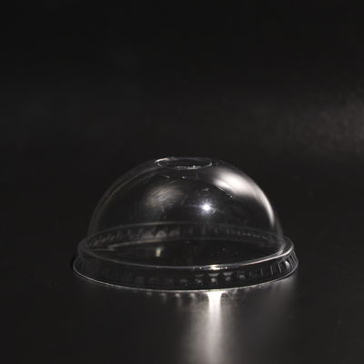 Transparent Plastic Cup Lid PET Material For Covering Sealing Cups BPA Free 3g Simple Design