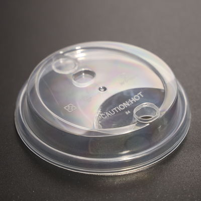 Leak Proof Plastic PP Cup And PET Cup Lid BPA Free Easy Drinking Single Use Cup Lid
