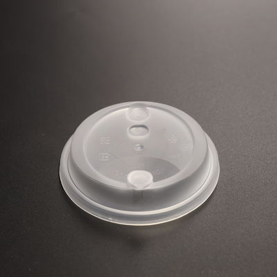 Leak Proof PP Plastic Cup Lid Transparent PP Material For Safe Drinking