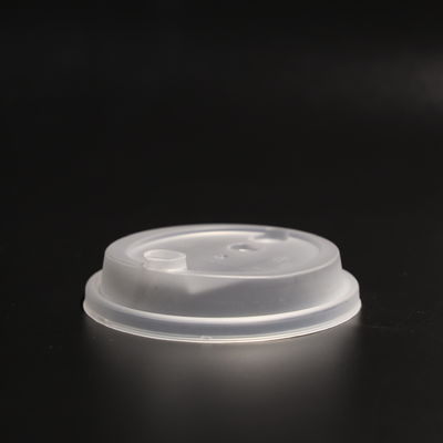 Leak Proof PP Plastic Cup Lid Transparent PP Material For Safe Drinking
