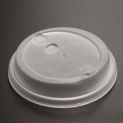 Leak Proof PP Plastic Cup Lid Transparent PP Material For Safe Drinking