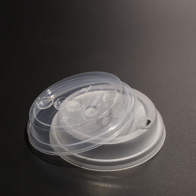 Flexible Plastic Disposable Cup Lids Leak proof Transparent For Plastic Cup And Paper Cup