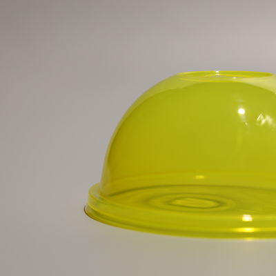 Transparent Round BPA Free Plastic Cup Dome Lid For Boba Cup
