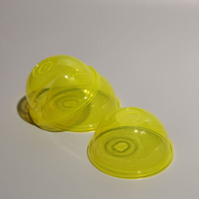 Transparent Round BPA Free Plastic Cup Dome Lid For Boba Cup