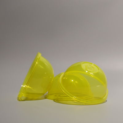 Transparent Round BPA Free Plastic Cup Dome Lid For Boba Cup