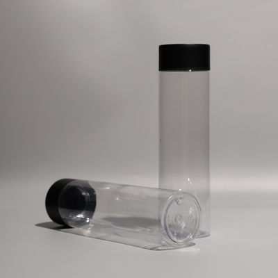 Botol PET Bebas Kebocoran Plastik Minuman Bebas BPA dengan Tutup Plastik/Tutup Aluminium