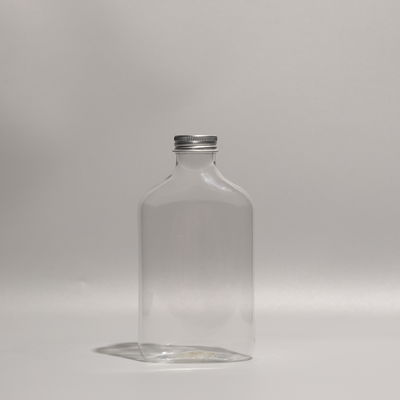 Personalized Transparent Plastic PET Bottle Juice Bottles with Aluminum/Plastic Cap