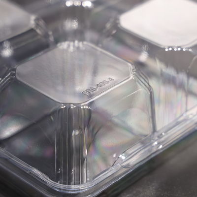 Eco Friendly 4-compartment Leak Proof Rectangular Disposable Plastic Food Container