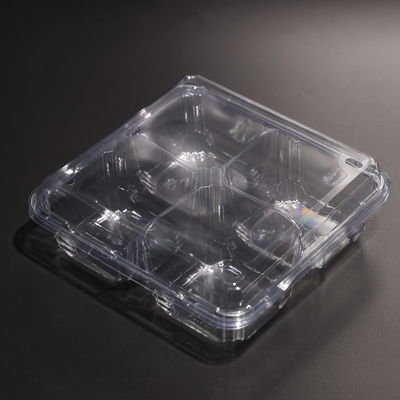 39g ظرفیت یکبار مصرف پلاستیکی شفاف دور ظرف های غذایی با پوشش