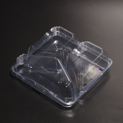 400ML PET Leak Proof Disposable Food Containers For Fruit Salads