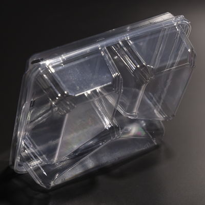 400ML PET Leak Proof Disposable Food Containers For Fruit Salads