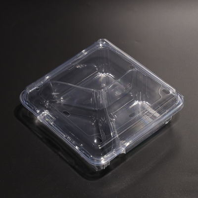 Square Plastic Food Container Boxes With Lids