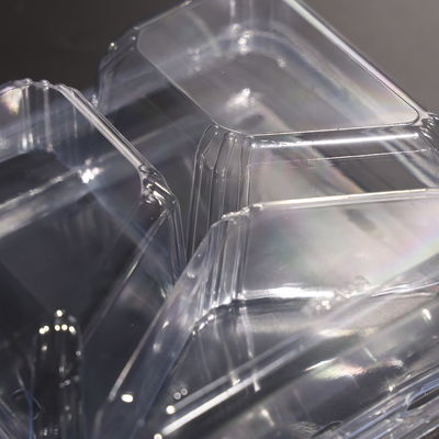 Clear PET 3-Compartment Food Container for Convenient Multipurpose Storage