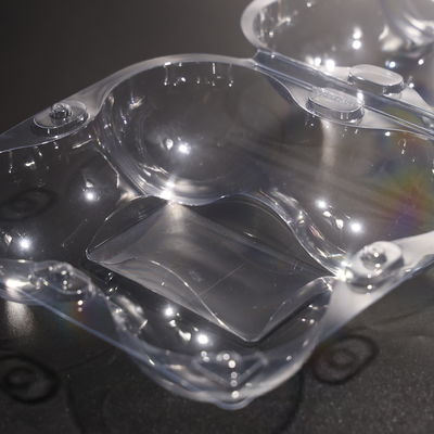 Clear Disposable PET Square Food Storage Container For Microwave Free Freezer Safe Kitchen Storage