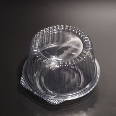 Disposable PET Plastic Food Container Multi Purpose Clear Food Storage Box With Lid