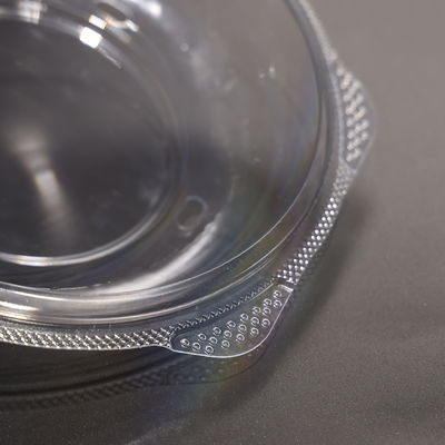 Disposable PET Plastic Food Container Multi Purpose Clear Food Storage Box With Lid