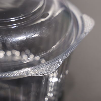 Disposable PET Plastic Food Container Multi Purpose Clear Food Storage Box With Lid