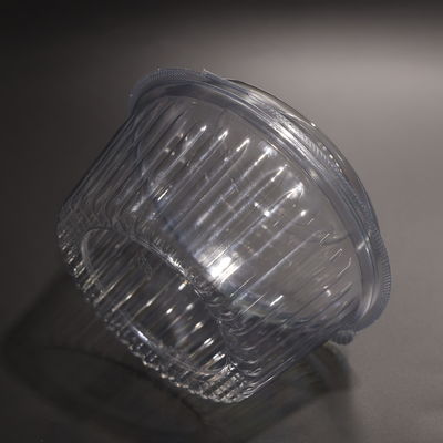 Disposable PET Plastic Food Container Multi Purpose Clear Food Storage Box With Lid
