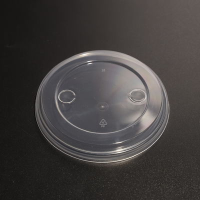 PP Plastic Cup Lid For Covering And Sealing Cups  Customizable Design