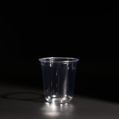 400ml Clear Disposable PET Cups With Lids For On-the-Go Juices Drink Cups