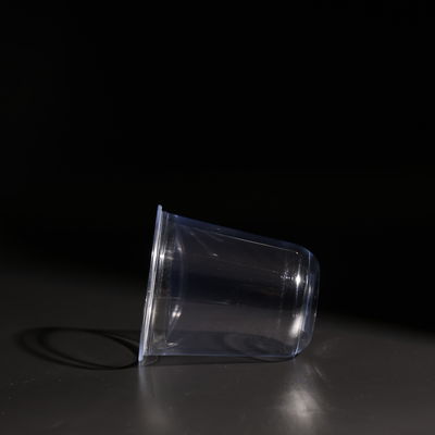 400ml Clear Disposable PET Cups With Lids For On-the-Go Juices Drink Cups