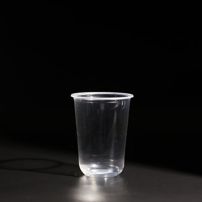 500ml Volume U Shape Clear Disposable PET Cups High Durability For Takeaway Juices