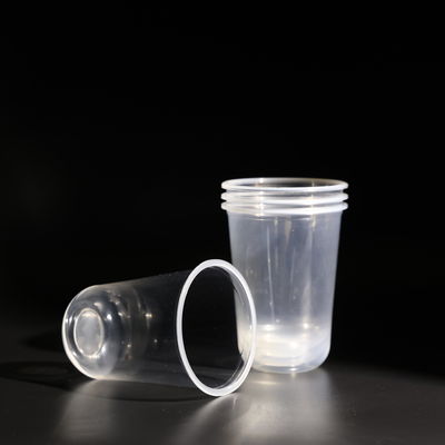 17oz Volume U Shape Clear Disposable PET Cups Eco-Friendly For Bubble Tea