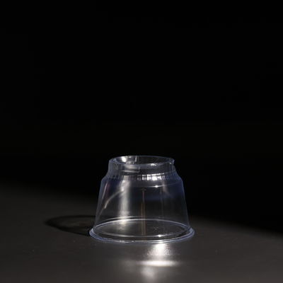 8oz Volume Disposable Plastic PET Cups With Dome / Flat Lid For Takeaway Juice