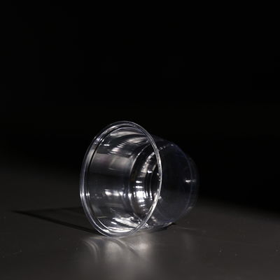 8oz Volume Disposable Plastic PET Cups With Dome / Flat Lid For Takeaway Juice