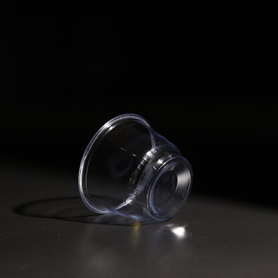 8oz Volume Disposable Plastic PET Cups With Dome / Flat Lid For Takeaway Juice
