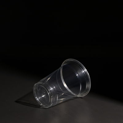 16OZ Volume Clear Disposable PET Cups With Dome And Flat Lids For On-the-Go Juices