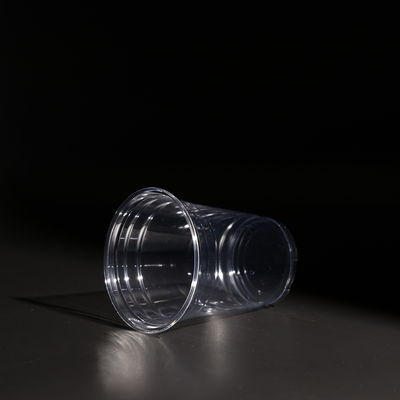 Clear PET Cup For Cold Drink Boba Tea Cups Bubble Tea Packaging With Customized Printing