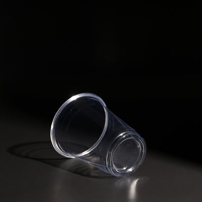 Clear PET Cup For Cold Drink Boba Tea Cups Bubble Tea Packaging With Customized Printing