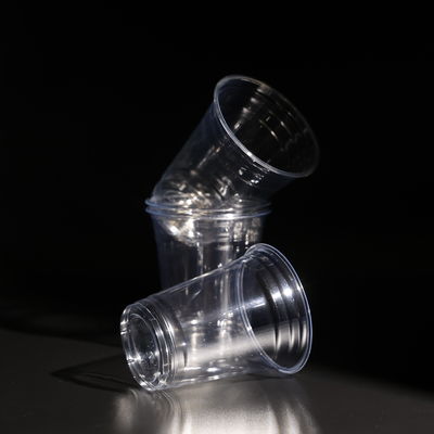 Disposable Drinkware PET Cup For Cold Drink Boba Tea Cups Bubble Tea Packaging With Lid