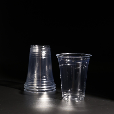 14oz Clear PET Cup Drink Cups Disposable cup Bubble Tea Packaging Cups For Outdoor Takeaway Cups