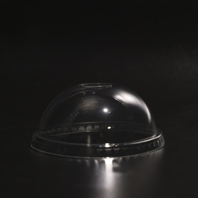 95mm Disposable PET Transparent Plastic Cup Dome Lid Fit For Iced-coffee Cup